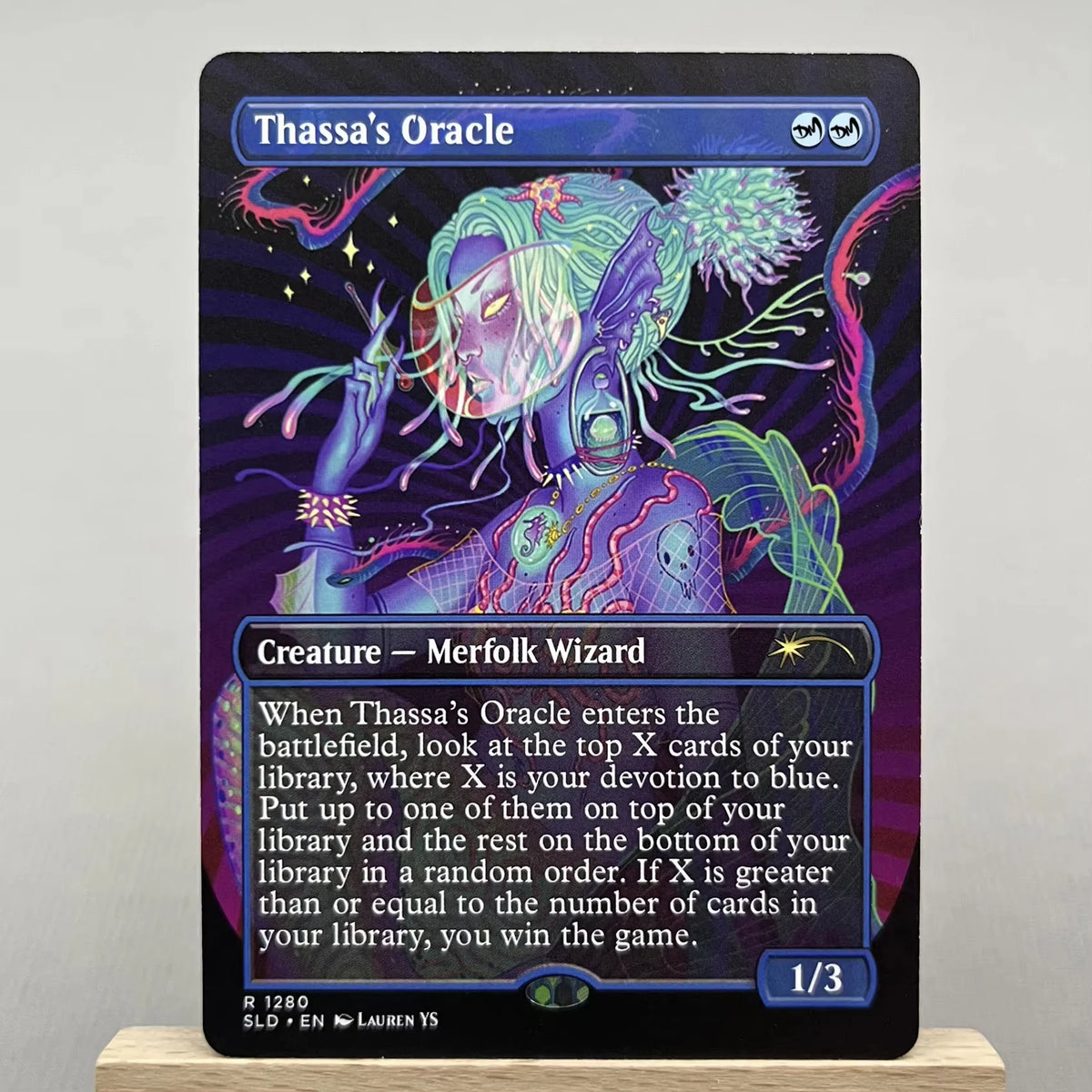 SLD HOLO2-01 TCG Cards for Home Play Proxy Lord of the Pit Ritual Mana Confluence Skullclamp Sliver Legion