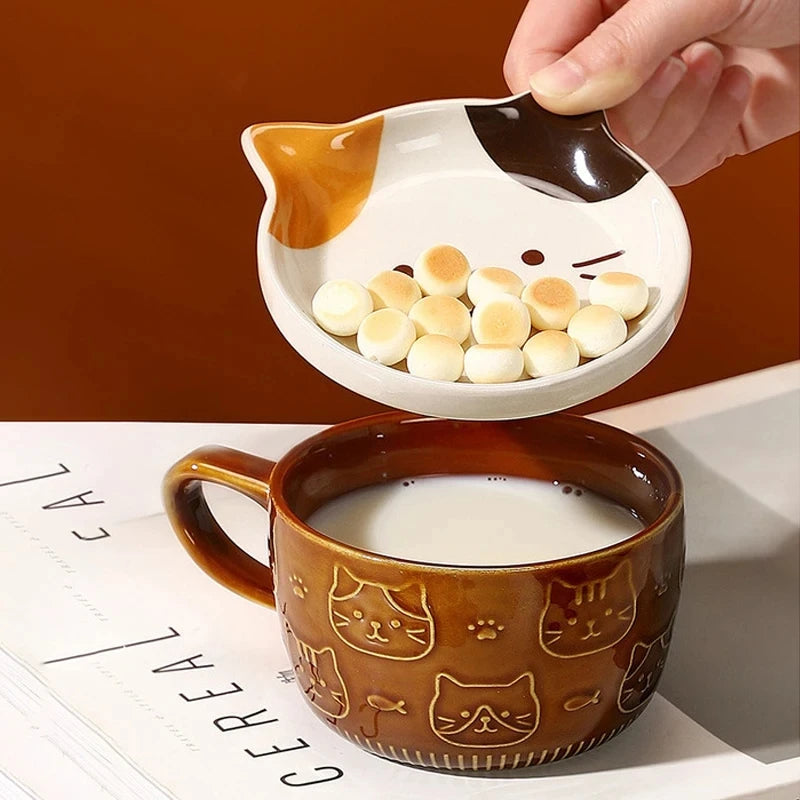 Japanese Cartoon Cat Mug