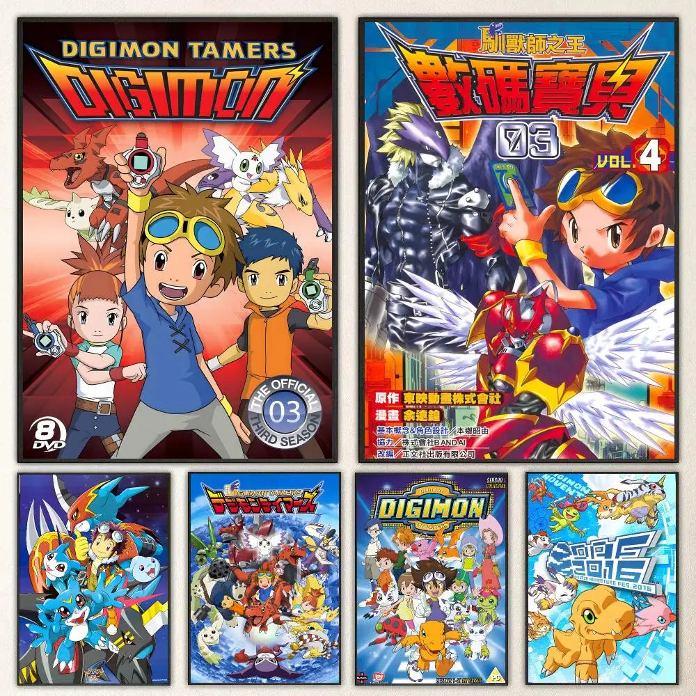 Digimon Poster Sticker