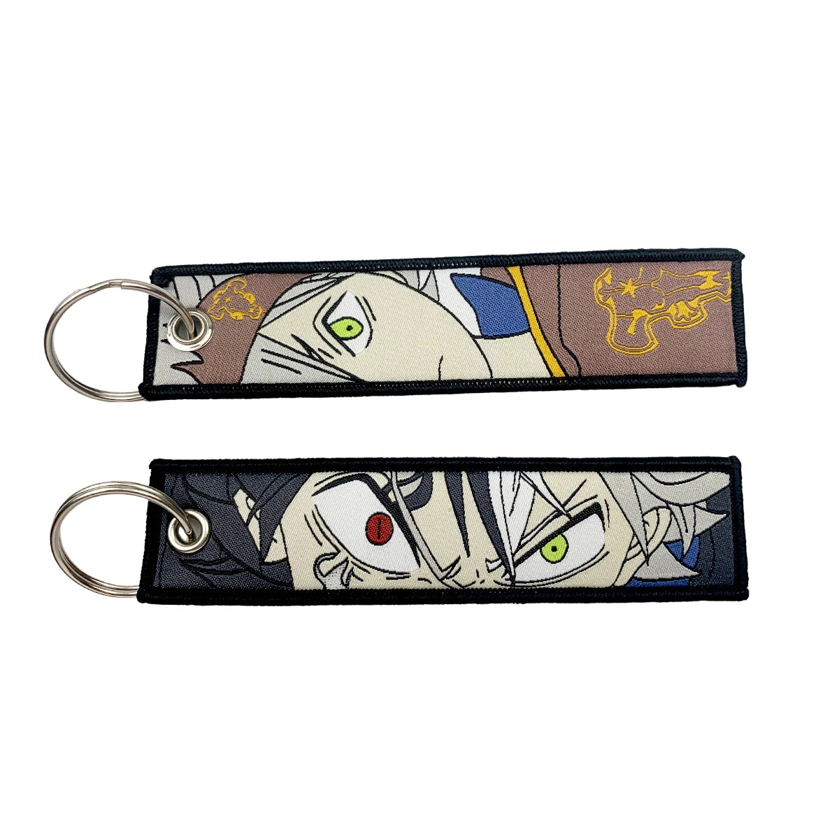 Anime Lock Embroidery Keychain