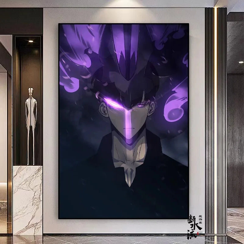 Solo Leveling Frameless Canvas Painting