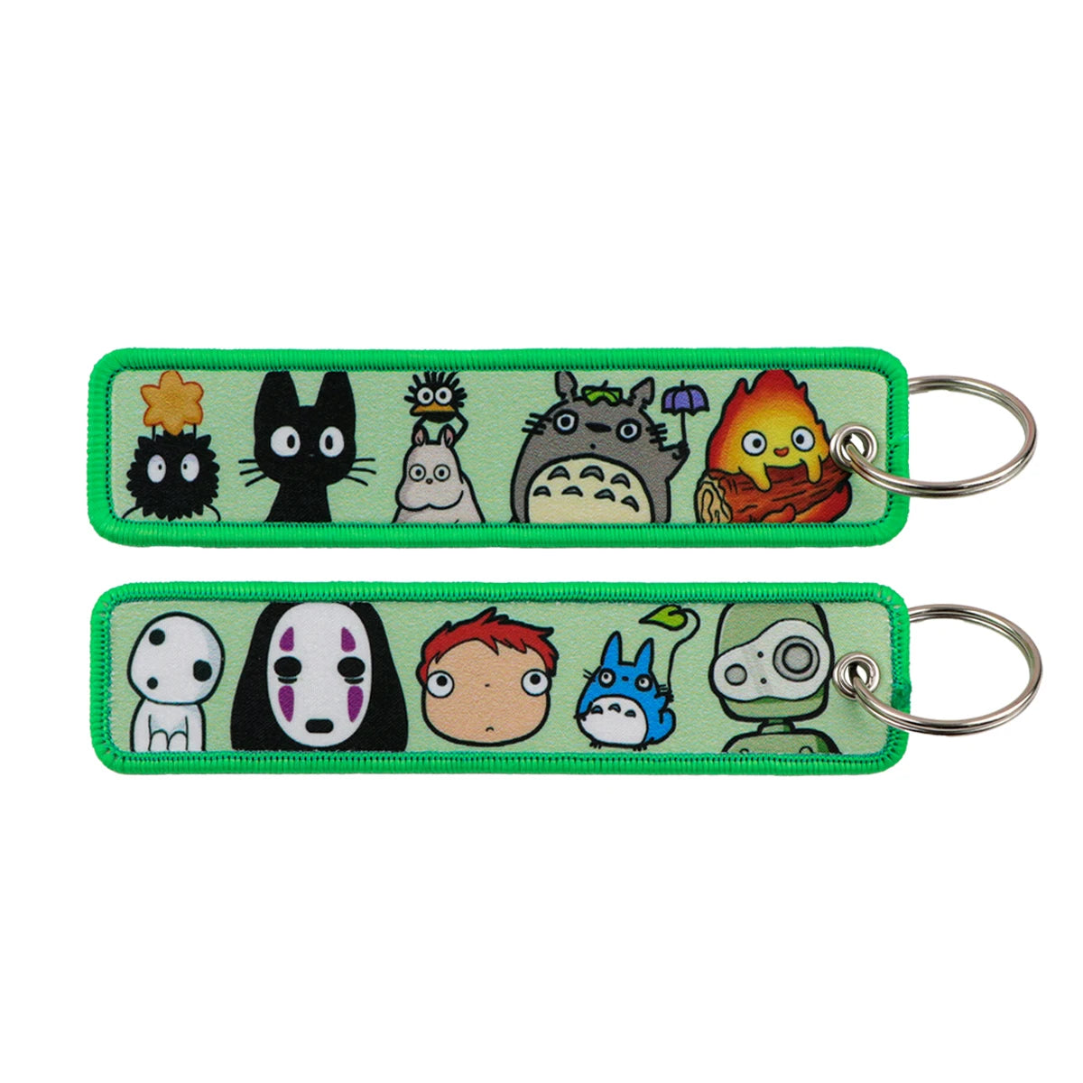 Anime Character Embroidery Keychain