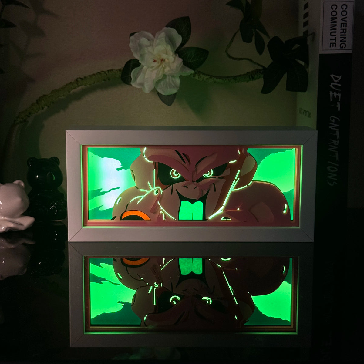 Anime Paper Carved LED Lamp