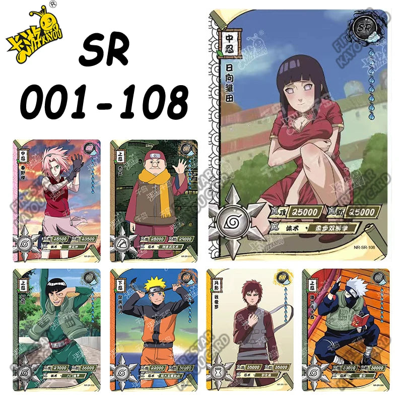 Naruto KAYOU Card Full Set Rare BP NR SE GP CP SP CR MR PR SV SLR OR AR NR UR ZR TR Cards Uzumaki Naruto Anime Collectible Card