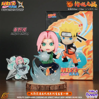 In Stock Genuine FUNISM Naruto Shippuden The Ultimate Battle Series Blind Box Naruto Sasuke Trendy Toy Figurine Gift