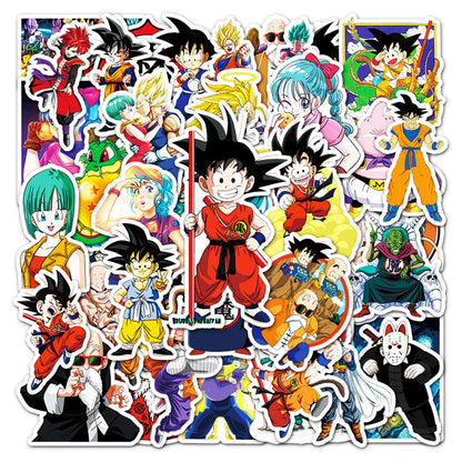 50/100pcs Cartoon Mix Anime Stickers Attack On Titan Jujutsu Kaisen Decals Skateboard Laptop Car Motorcycle Waterproof Sticker