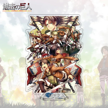 Attack on Titan Acrylic Stand 41-80 Anime Figure Custom Made One Piece Drop Shipping Wholesale Distributor Merchandise