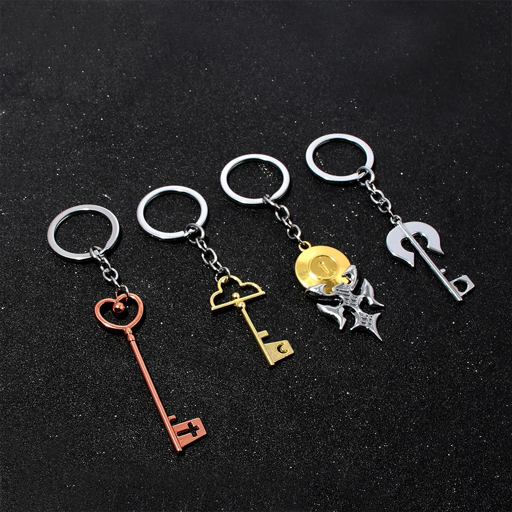 Anime Nisekoi Cosplay Keychain Kirisaki Chitoge Ichijyo Raku Necklace