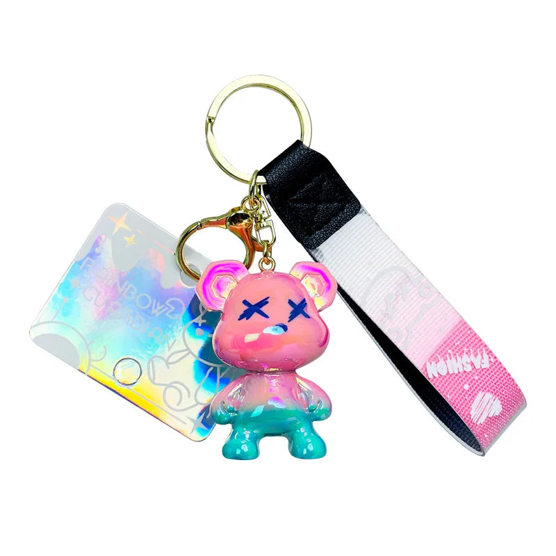 Bear Graffiti Acrylic Keychain