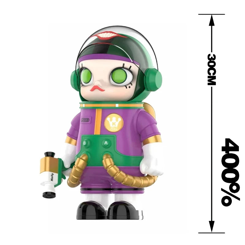 POP MART Giant Space Molly 400% Series Limited Edition Anime Action Figure Decorative Ornament Collectible Christma Gift