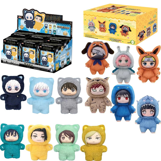 TOPTOYCartoonbackpackpendant,anime peripheral gift box,Naruto Blind box gift Eaki Jujutsu Kaisen Season 2 CatParkPartyGojoSatoru