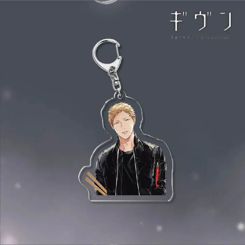 Manga Anime Keychain Cartoon Print Yaoi BL Given Acrylic Characters Key Chain Harajuku Keyring Car Pendant Key Ring Gifts 2025
