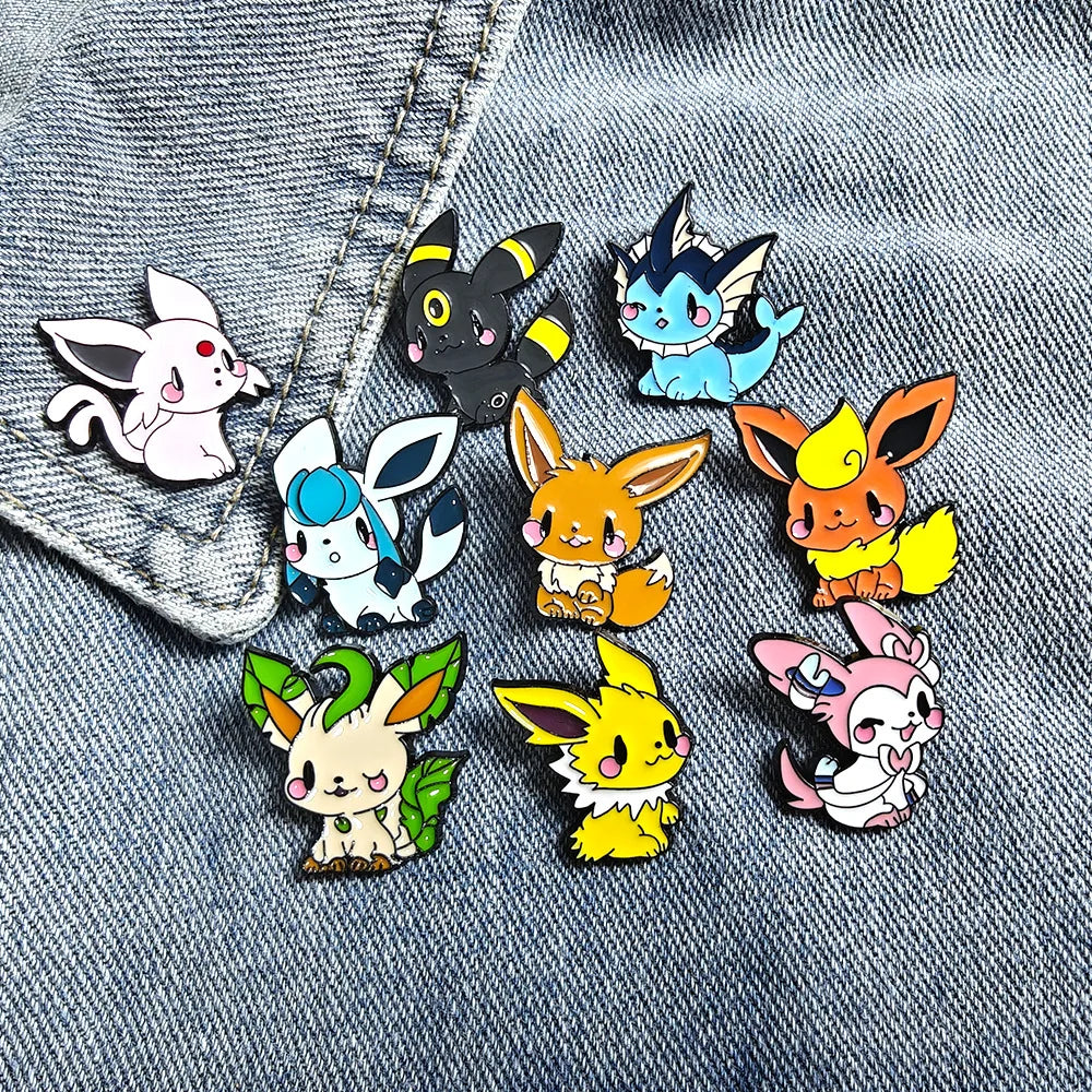 Pokemon Eevee Enamel Pins