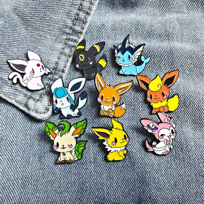 Pokemon Eevee Enamel Pins