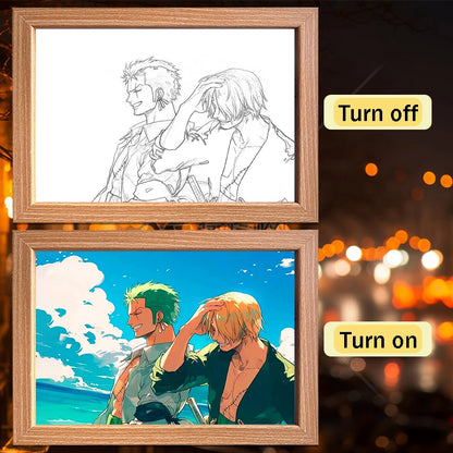 One Piece Luffy LED Frame