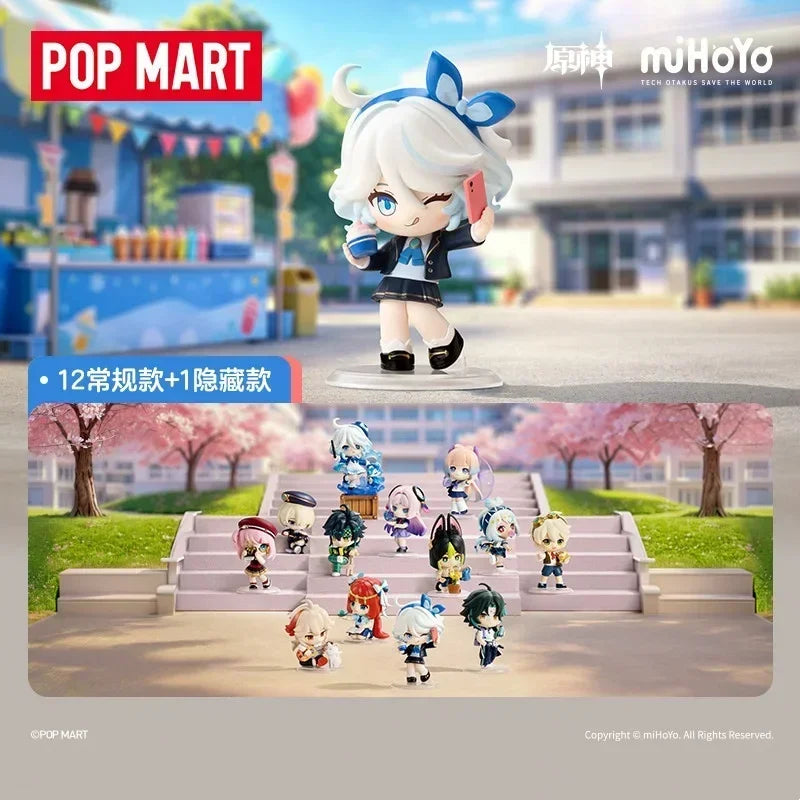 POP MART Genshin Impact Academy Light & Shadow Poetry Series Mystery Box Blind Bag Figurines Ornament Toys for Collectors