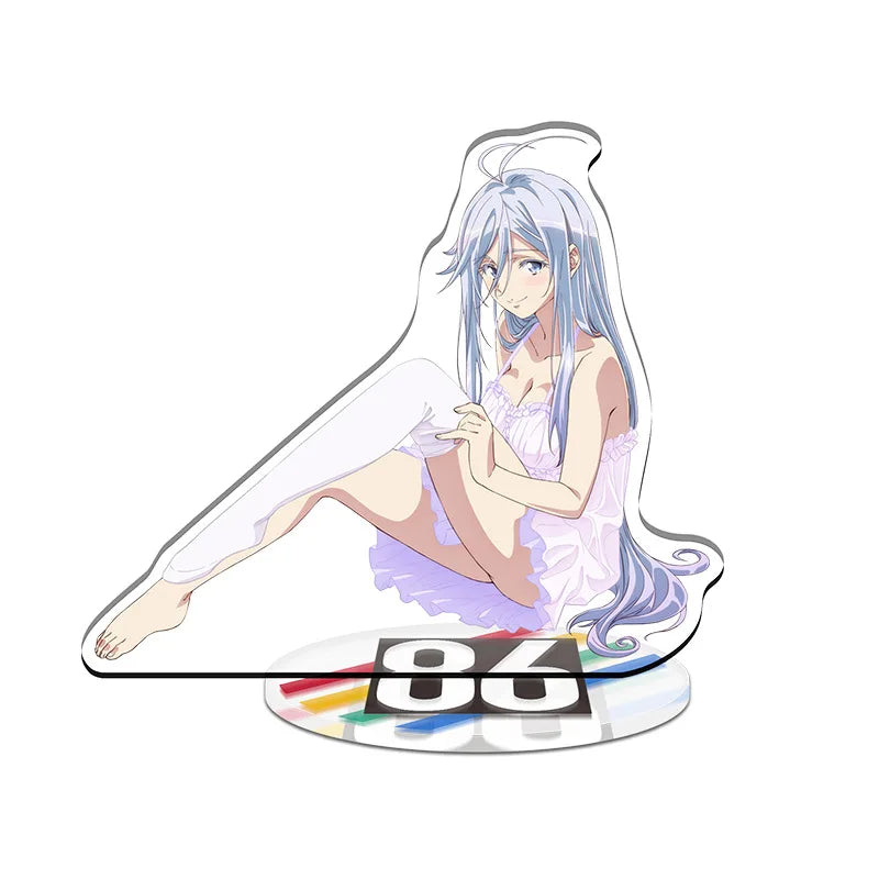 Anime 86 Eighty-Six 15cm Kukumila Kurena Milizé Vladilena Shuga Raiden Acrylic Stand Model Decor Standing Birthday Gift