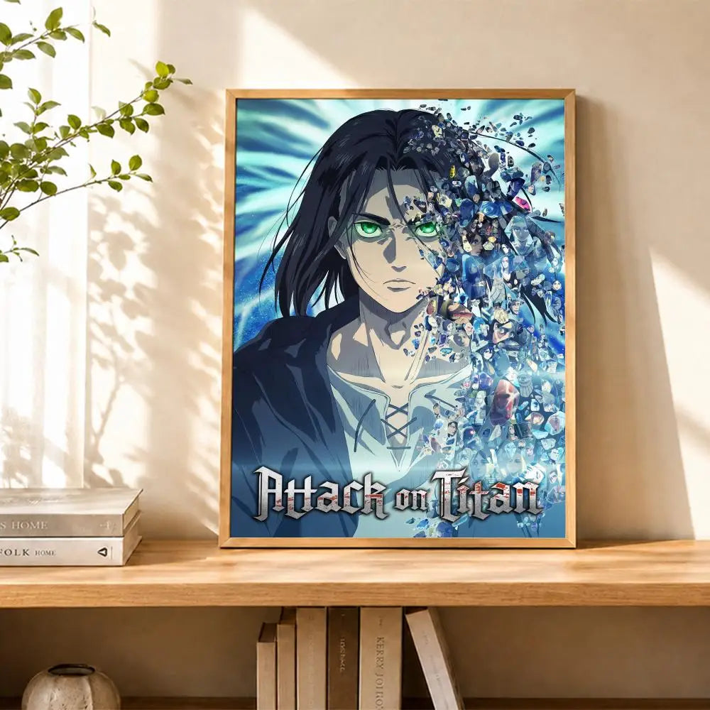 Levi Ackerman Attack On Titan Poster Water Proof Paper Print Room Decor Stickers Art Wall Decor Living Room