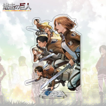 Attack on Titan Acrylic Stand Anime Large Stand Cartoon Cute Character Figure Display Stand Anime Merchandise Collectible Gift