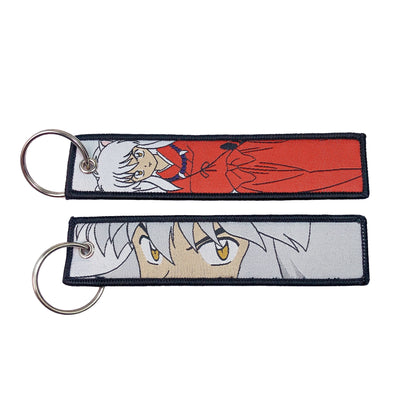 Anime Lock Embroidery Keychain