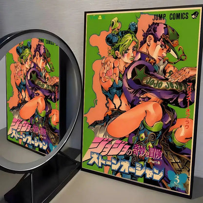 JoJo’s Bizarre Adventure Retro Canvas