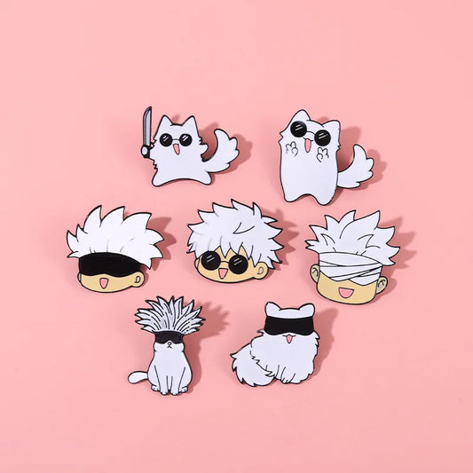 Jujutsu Kaisen Enamel Pin Cartoon Anime Brooches