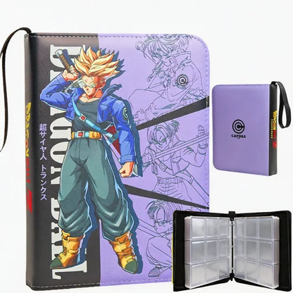 400pcs/900pcs Anime Dragon Ball Vegeta Folder Binder card Holder Game Cards Album Book Collection Cards Storage bag Kids Gifts