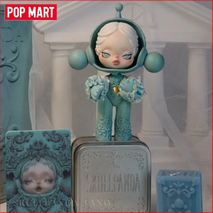Pop Mart Skullpanda Bjd Nana Figures Baby Series Flower Blooming Figure Pink Green SP Art Toy Limited Dolls Surprise Toy Gift