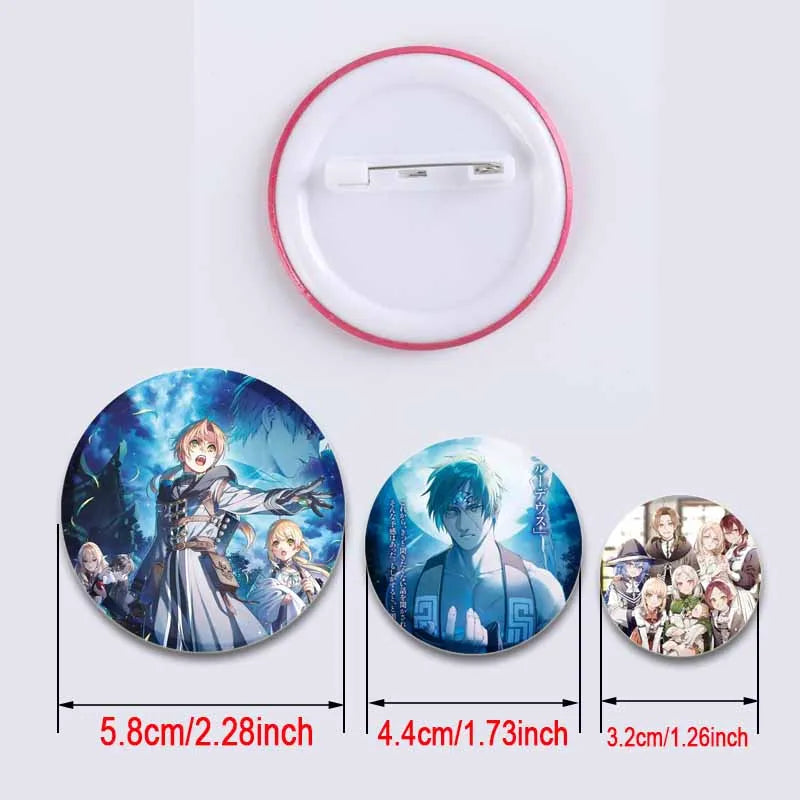 Mushoku Tensei Brooch Pin