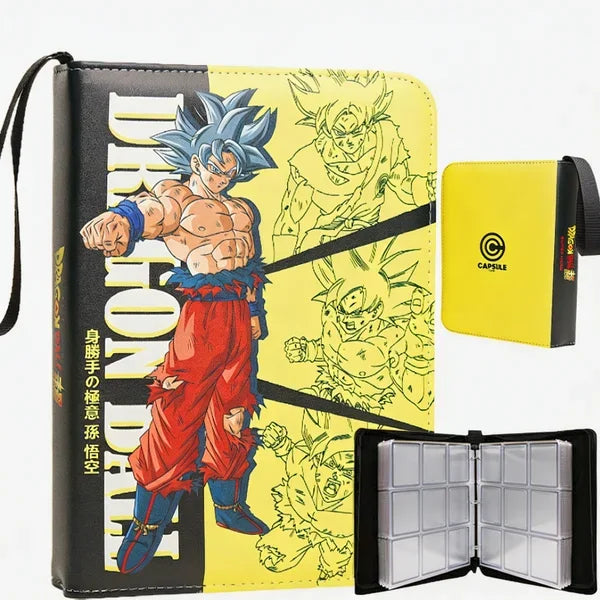 400pcs/900pcs Anime Dragon Ball Vegeta Folder Binder card Holder Game Cards Album Book Collection Cards Storage bag Kids Gifts