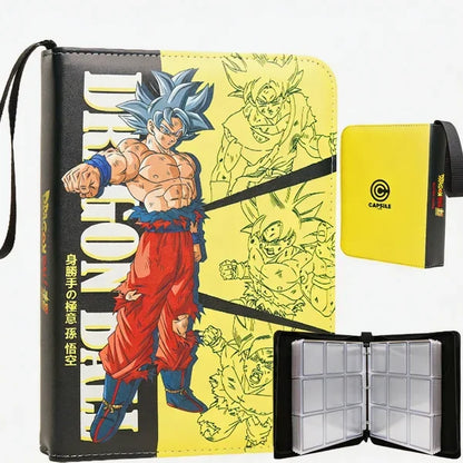 400pcs/900pcs Anime Dragon Ball Vegeta Folder Binder card Holder Game Cards Album Book Collection Cards Storage bag Kids Gifts