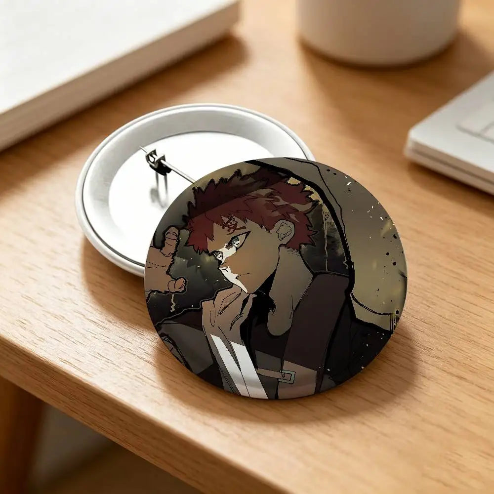 G-Gaara Badges Tinplate Soft Button Pin Brooch Metal Badge Custom Jewelry Accessories Hat Bag Lapel