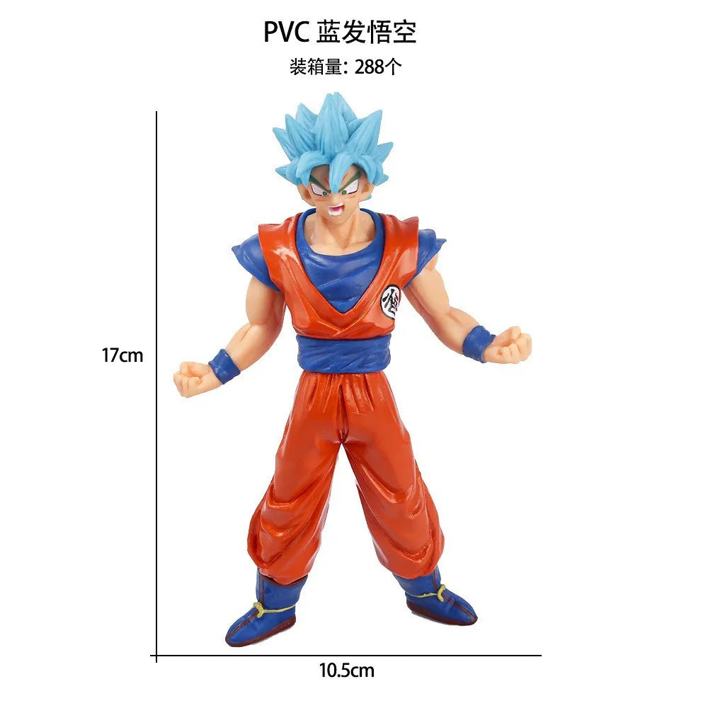 Dragon Ball Z Super Saiyan Son Goku Action Figure Set - Includes Son Gohan Vegeta Broly Piccolo Majin Buu Collectible