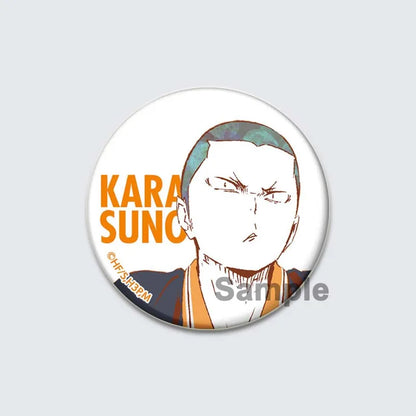Haikyuu!! Anime Button Pins