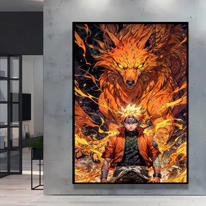 Print on Canvas Wall Art Naruto Uchiha Itachi Poster HD Cartoon Pictures Home Living Room Decoration Paintings Holiday Gifts