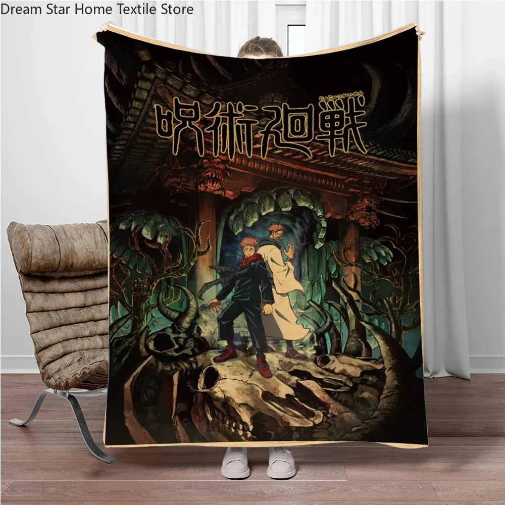 Jujutsu Kaisen Flannel Blanket