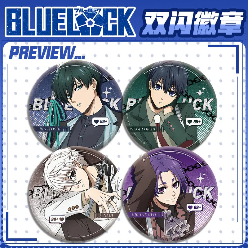 Blue Lock Double Flash Badge