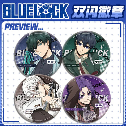Blue Lock Double Flash Badge