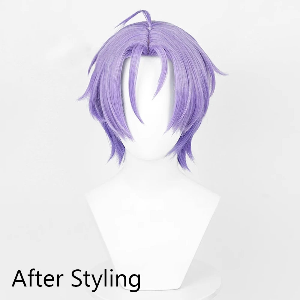 Anime Game Purple Wig