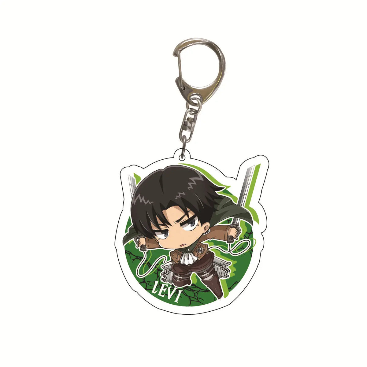 Anime Figure Attack on Titan Acrylic Keychain Model Cosplay Plate Holder Topper Birthday Fans Christmas Desk Decor Plate Gift