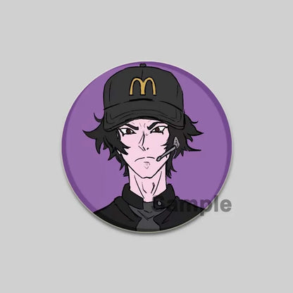 Devilman Crybaby Amon Brooch Pins