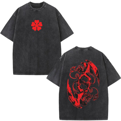 Black Clover Yami Sukehiro Washed T Shirt