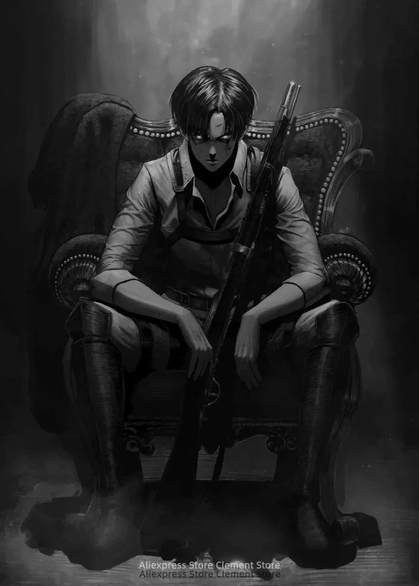 Shingeki no Kyojin Eren Yeager Attack on Titan Anime Poster  Canvas Prints  Wall Decor