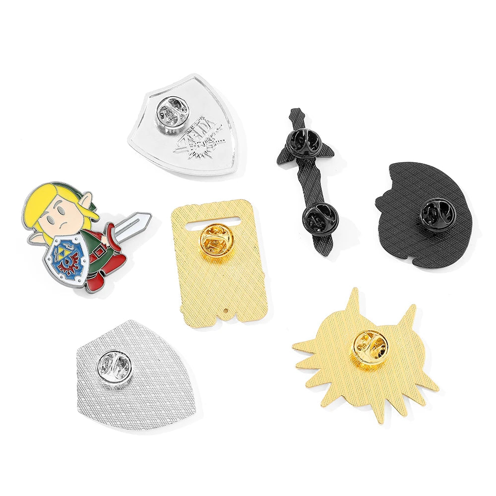 Hailia Shield Enamel Pin