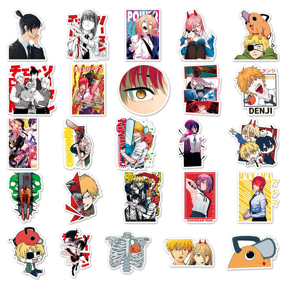 Chainsaw Man Denji Stickers
