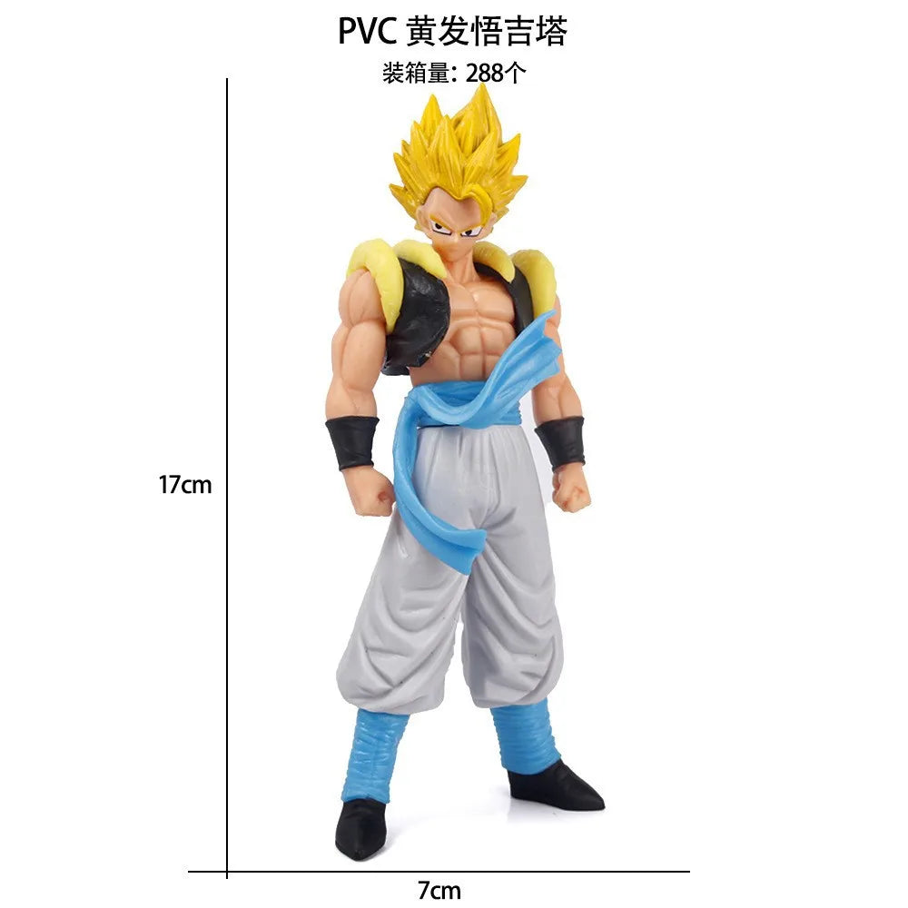 Dragon Ball Z Super Saiyan Son Goku Action Figure Set - Includes Son Gohan Vegeta Broly Piccolo Majin Buu Collectible