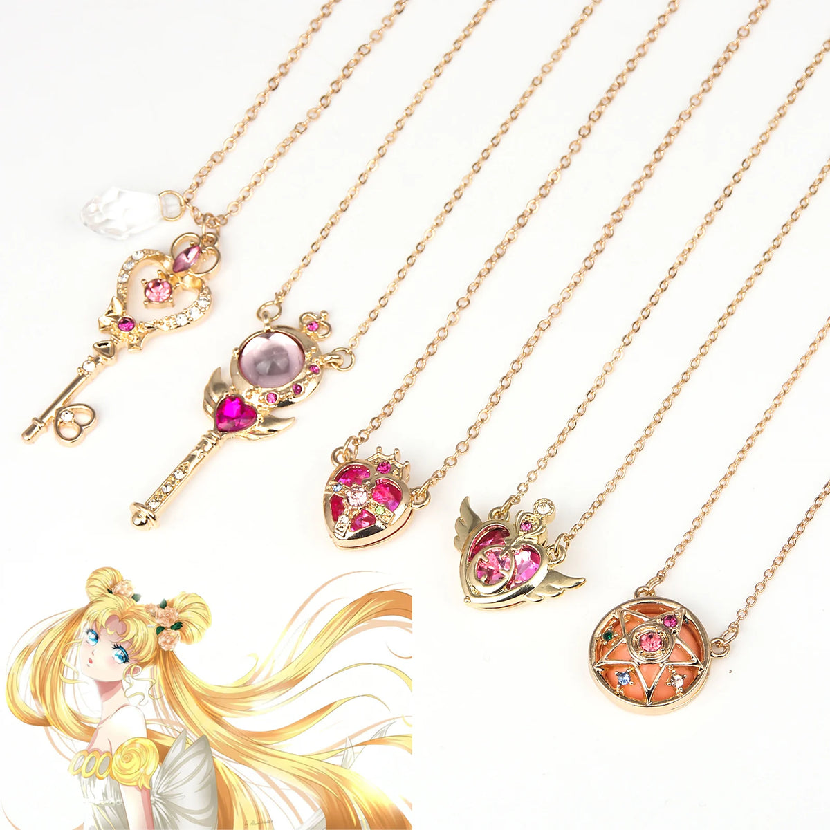 Sailor Moon Tsukino Usagi Necklace