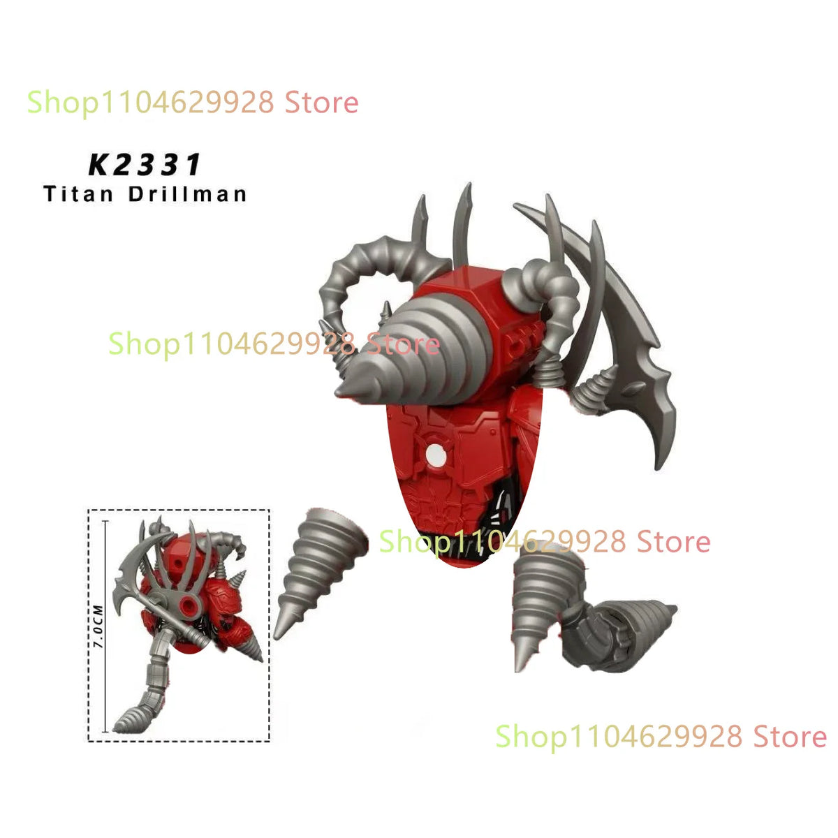 New KDL DJ Upgrade War-Damaged Skibidi Toilet Man Figures Anime Block Toys TvMan Titan Bricks Model Toy For Kid Birthday Gift