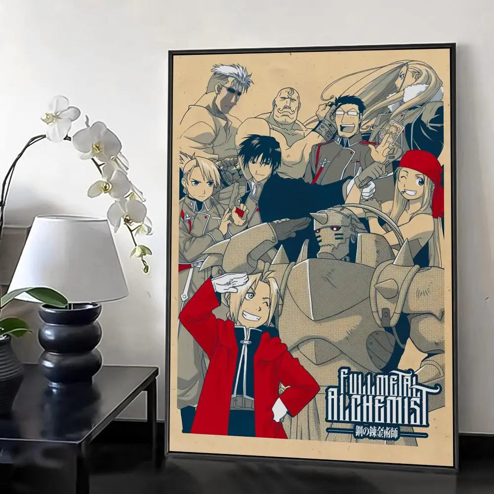 Fullmetal Alchemist Wall Canvas – HD Print