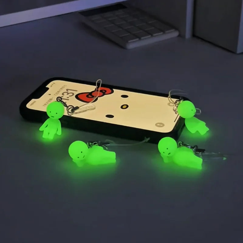 Sonny Angel SMISKI Strap Accessories Blind Box Glow in The Dark Twist Ball Pendants Collectible Keychain Valentine's Day Gifts